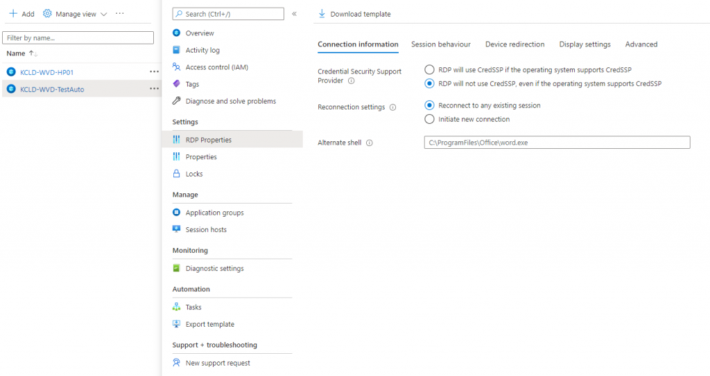 Azure Virtual Desktop - The complete RDP Property guide